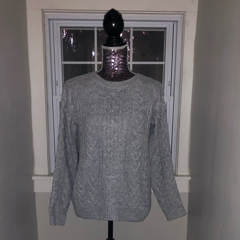Gray sweater